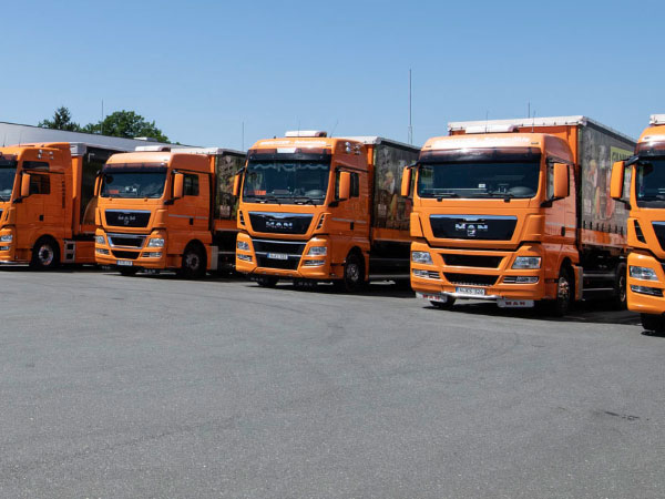 Erweiterung der LKW-Flotte